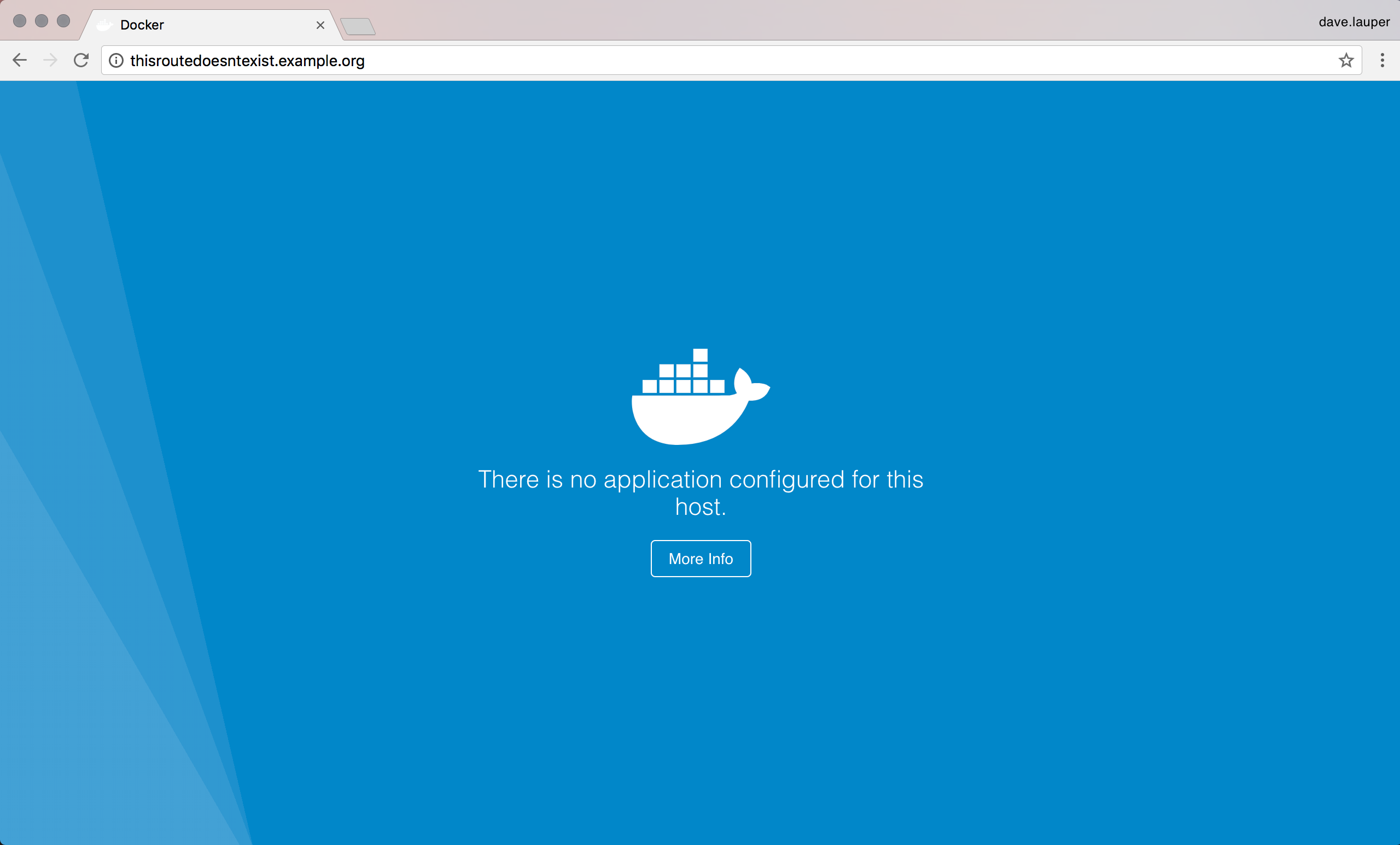 Custom default page